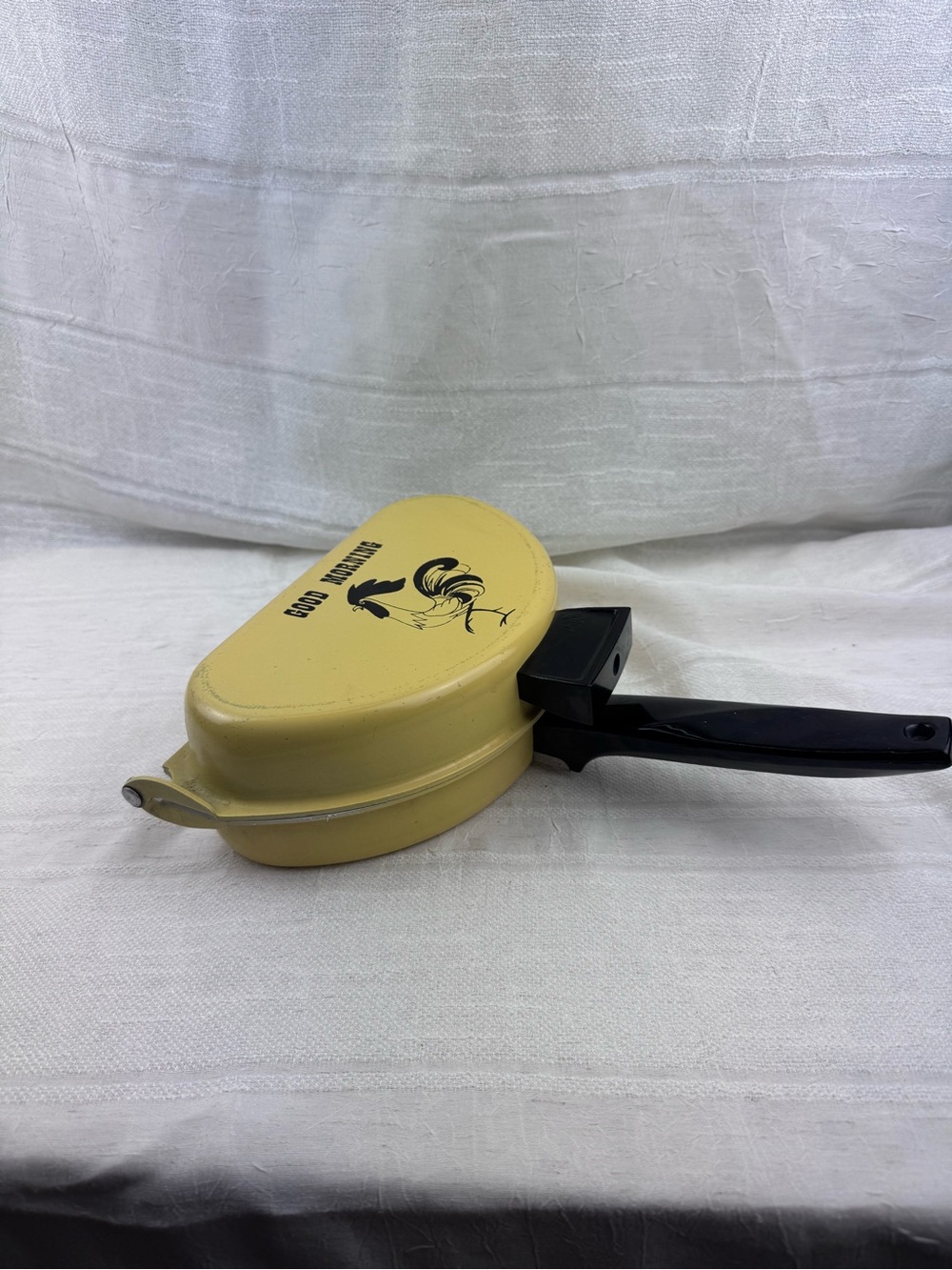 Nordic Ware Yellow Double-Sided Omelette Pan with Black Handle